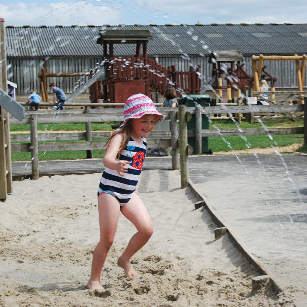 Kids enjoy their time at the Splash zone