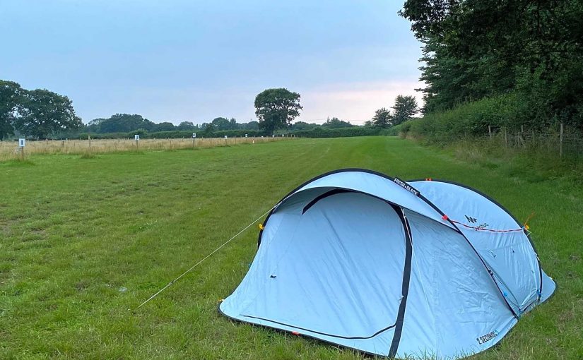 Tent Camping field