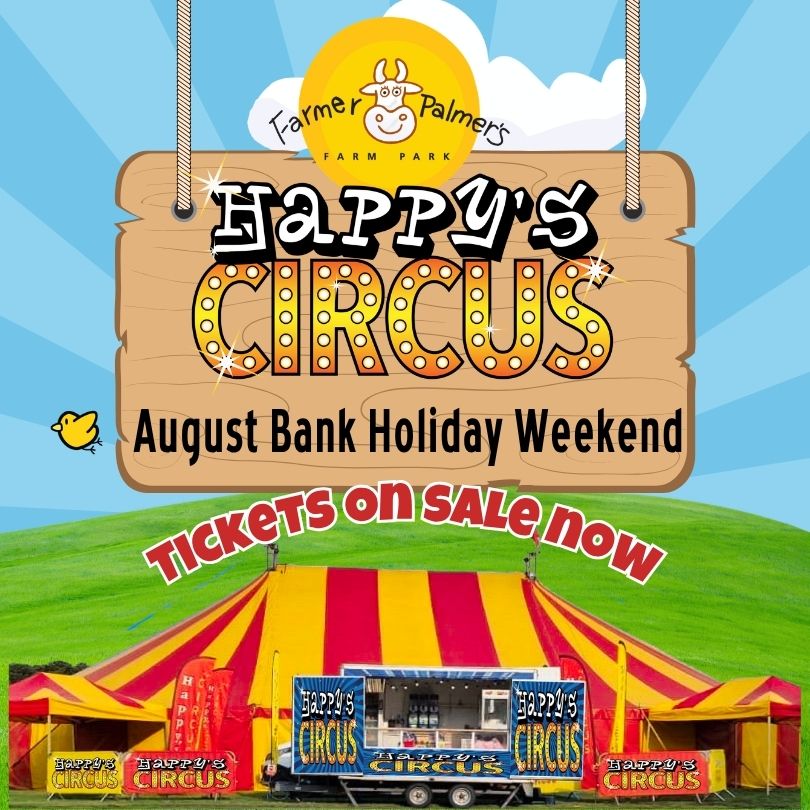 Happy's circus and Farmer Palmers tickets on sale tile