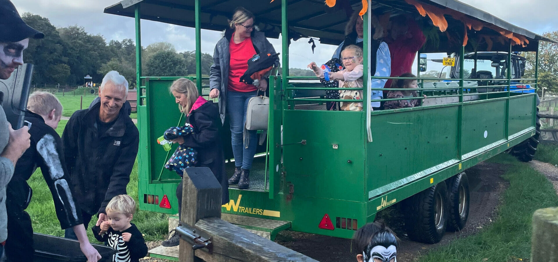 Halloween - Tractor Trailer ride